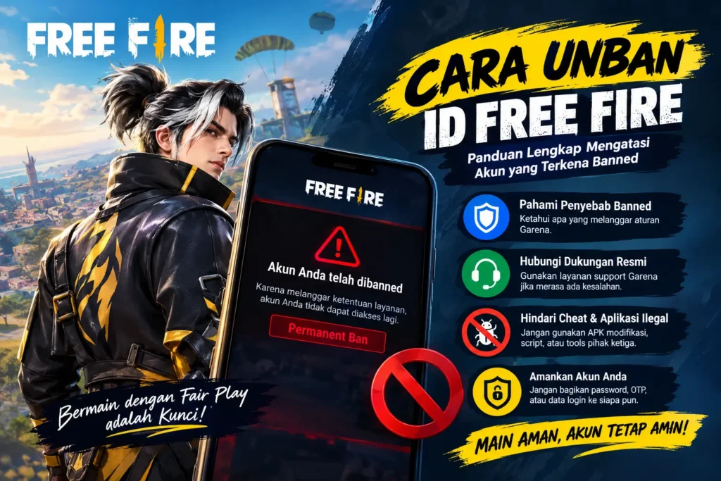 Cara Unban ID Free Fire: Panduan Lengkap Mengatasi Akun yang Terkena Banned