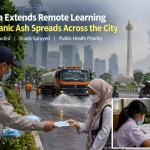 Jakarta Extends Remote Learning as Volcanic Ash Spreads Across the City